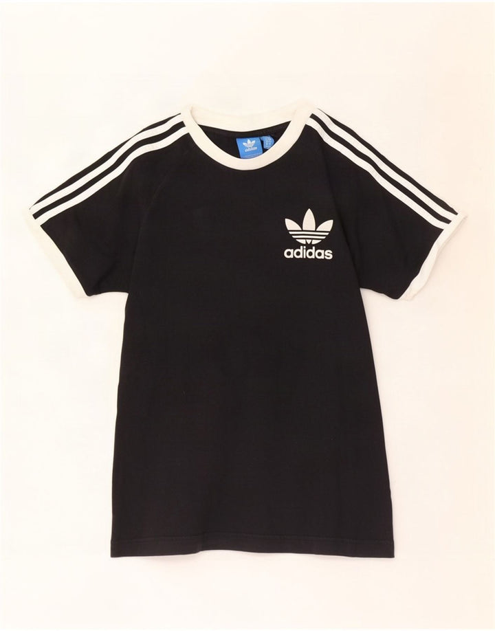 T-shirt Adidas da uomo Top Small in cotone nero