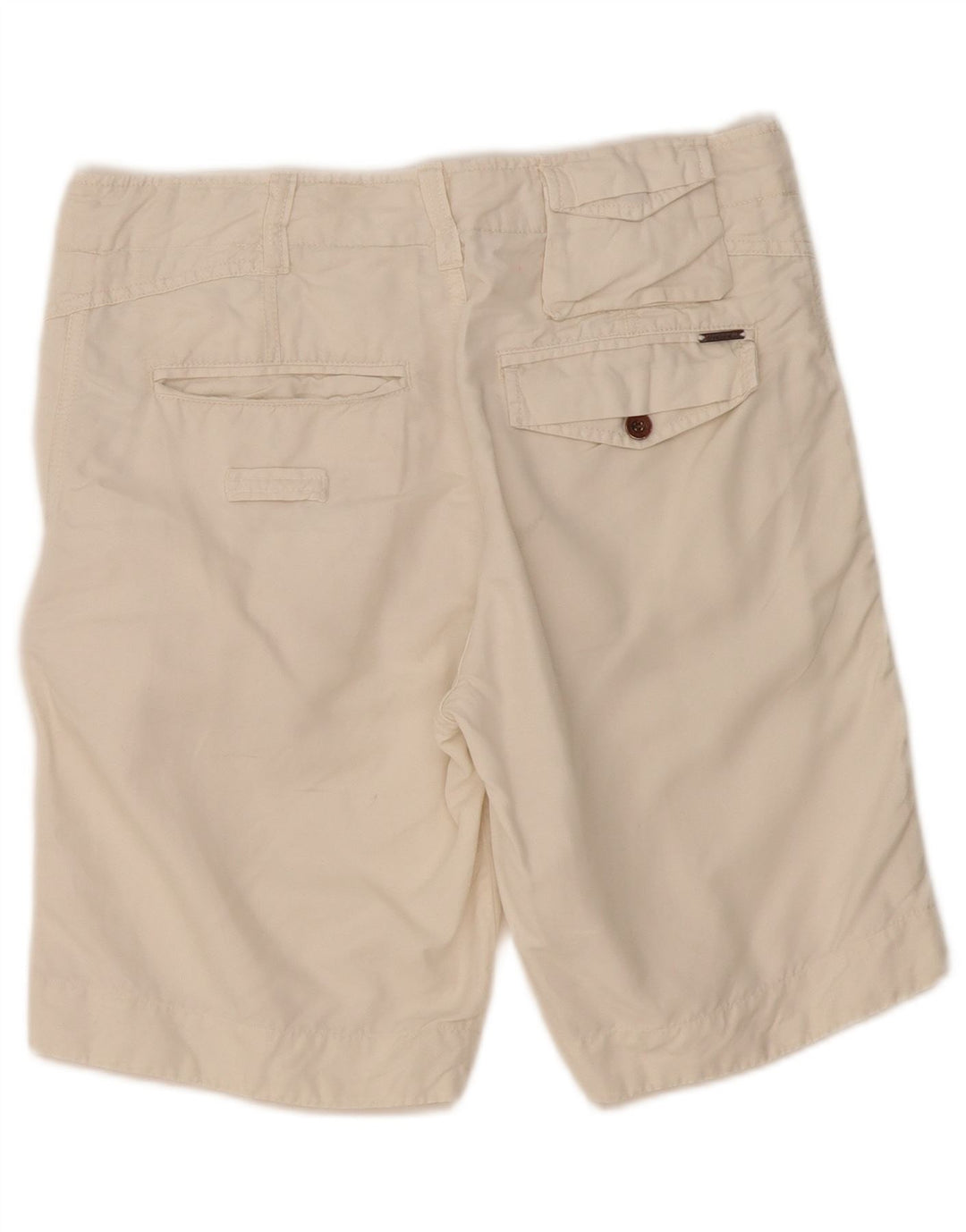 Pantaloncini cargo da donna Diesel W31 cotone bianco medio