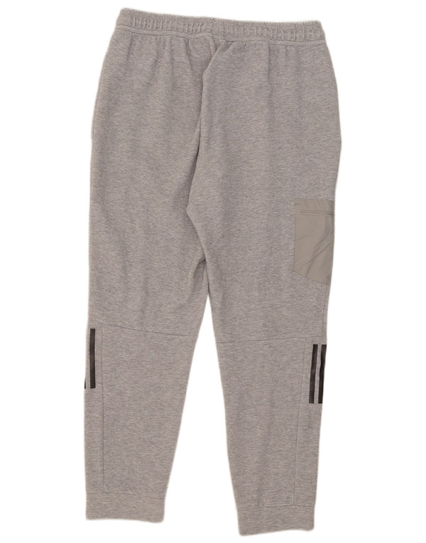 Pantaloni da tuta da uomo Adidas Cargo Joggers grandi in cotone chiazzato grigio