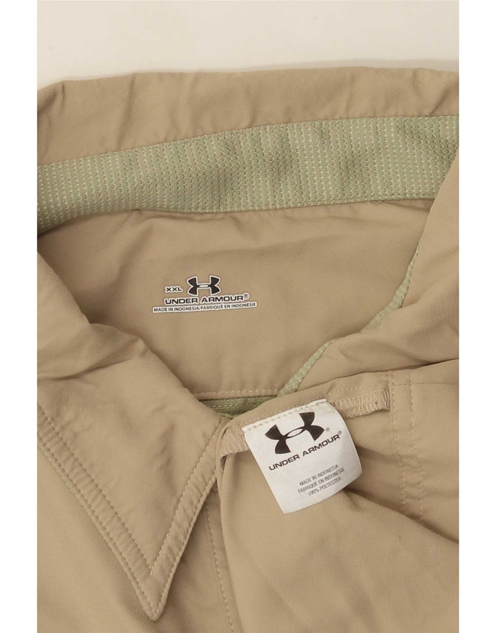 Camicia da uomo Under Armour 2XL Poliestere beige