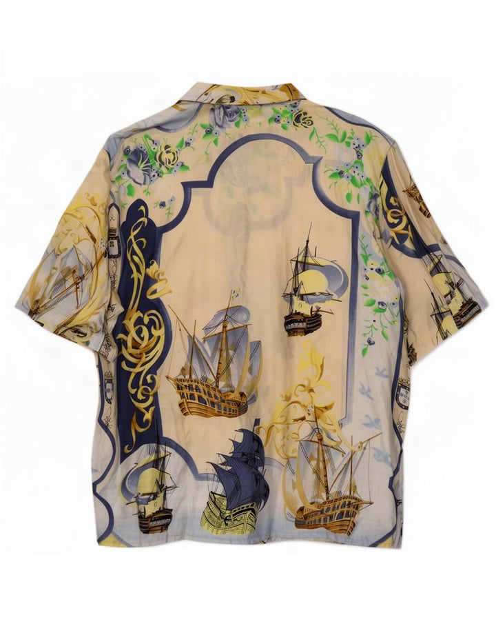 Camicetta con grafica oversize da donna Antonette EU 44 XL Beige nautico