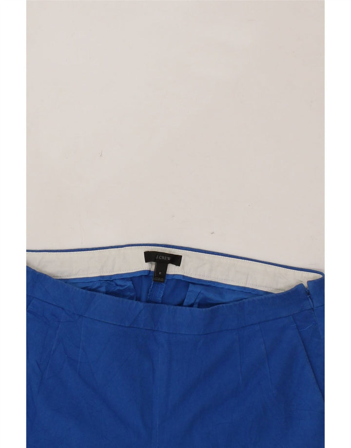 J. CREW Womens Slim Cropped Trousers US 8 Medium W26 L25 Blue Cotton Vintage J. Crew and Second-Hand J. Crew from Messina Hembry 