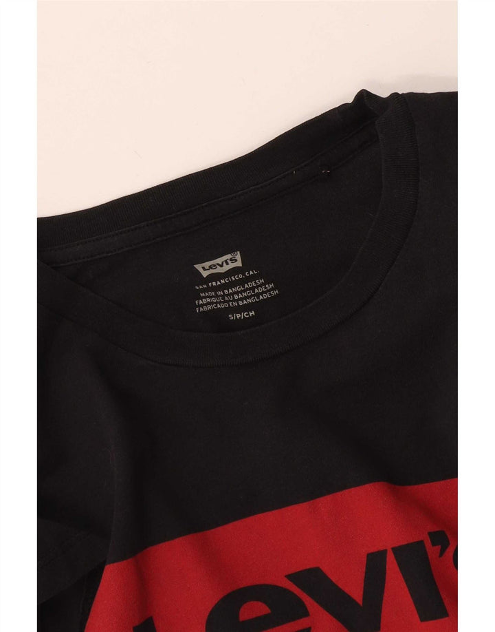 T-shirt grafica da uomo Levi's Top piccola nera