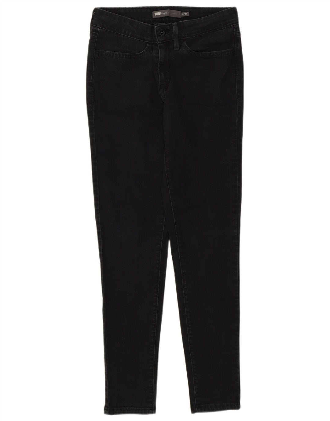 Jeans legging da donna Levi's US 4 Small W27 L28 Cotone nero