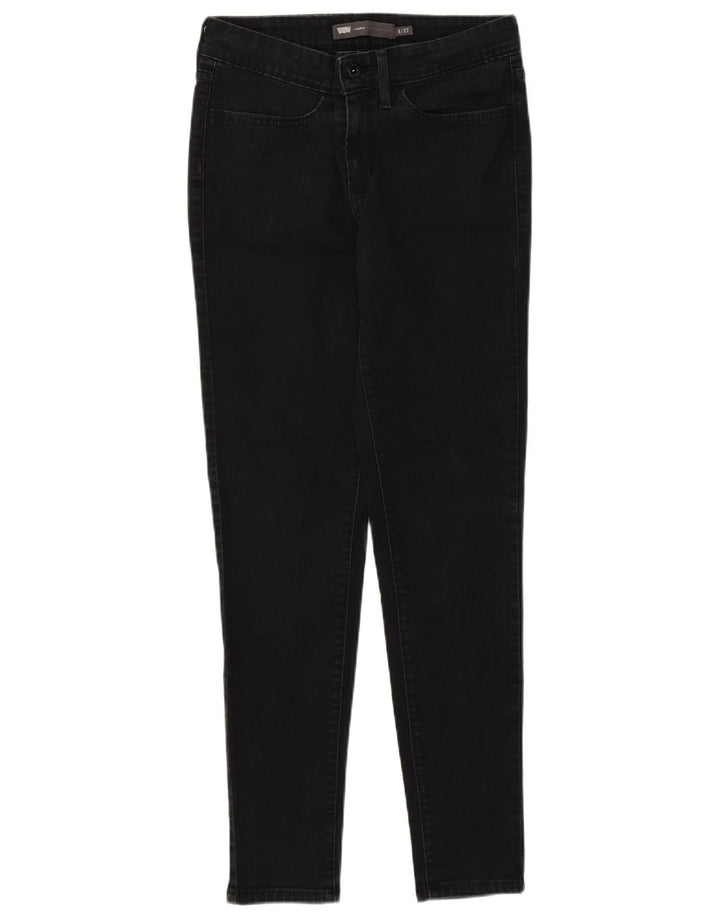 Jeans legging da donna Levi's US 4 Small W27 L28 Cotone nero