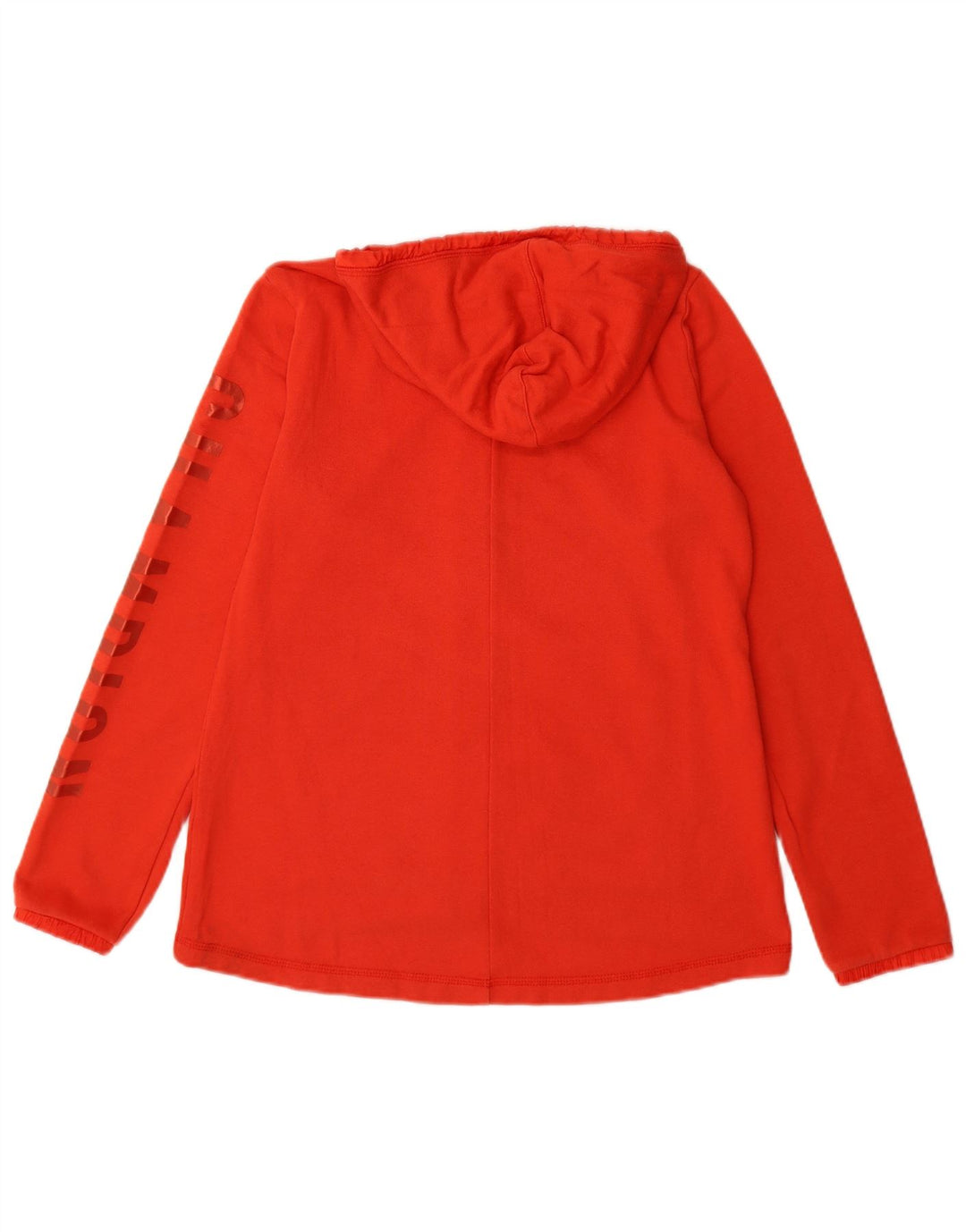 Maglione con cappuccio e zip grafica da donna Champion UK 14 rosso medio