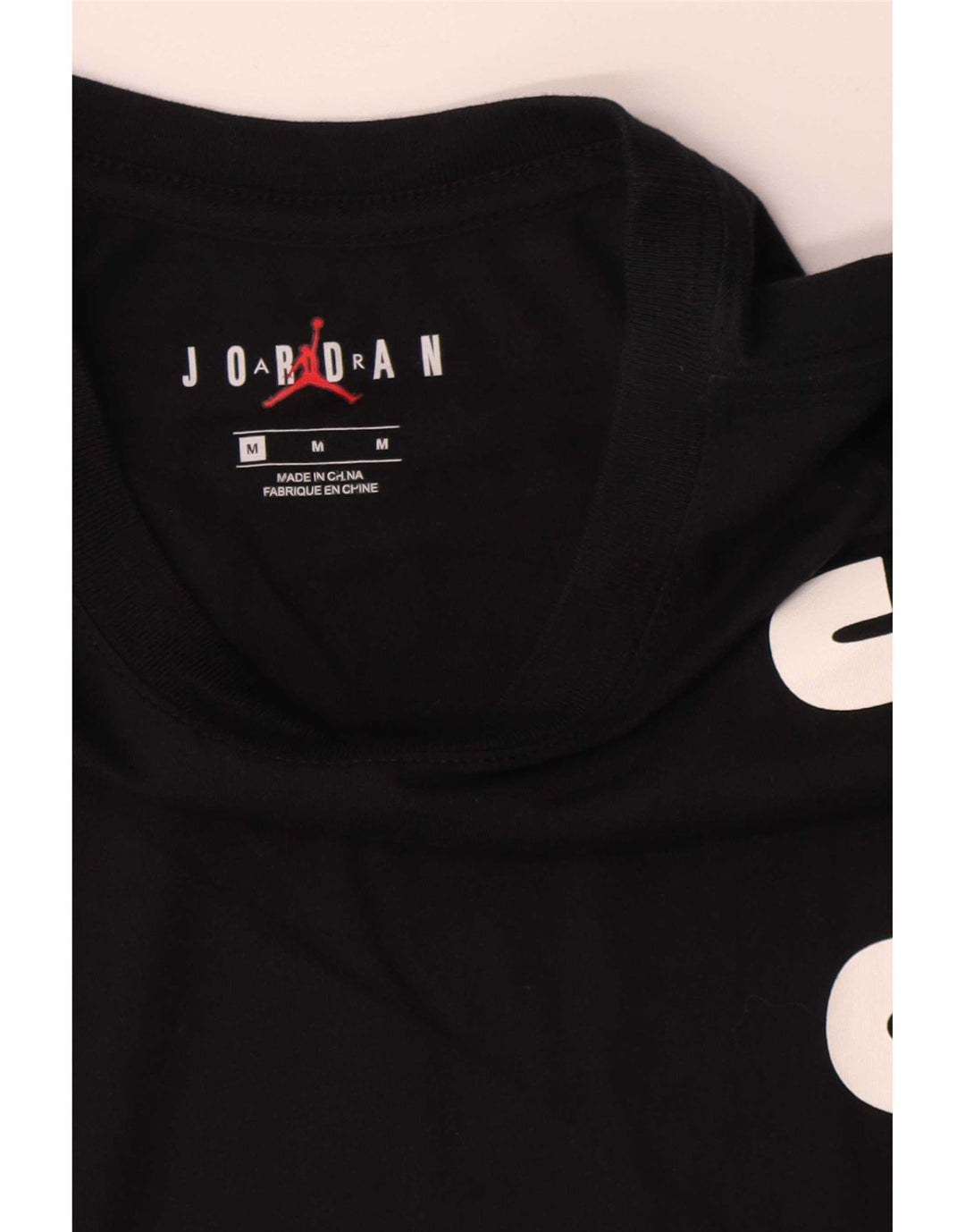 T-shirt grafica da uomo Jordan Top in cotone blu navy medio