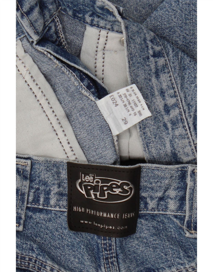 Pantaloncini di jeans da donna LEE W29 cotone blu medio
