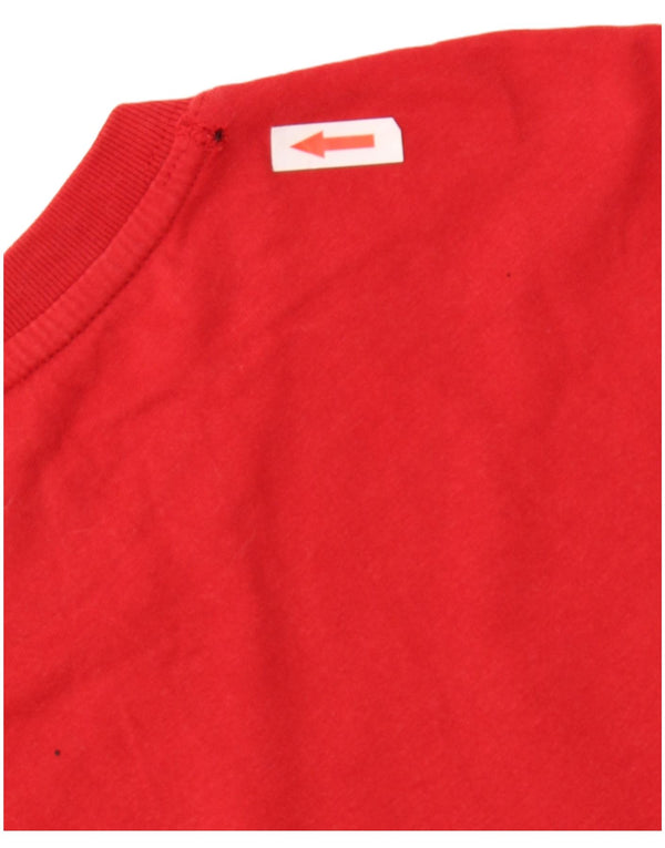 T-shirt grafica da uomo Superdry Top piccola in cotone rosso