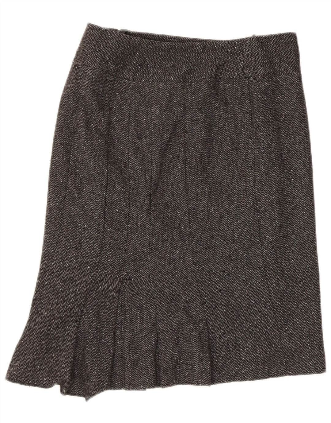 Gonna Asimmetrica Donna Benetton IT 40 Small W30 Spinata Grigia