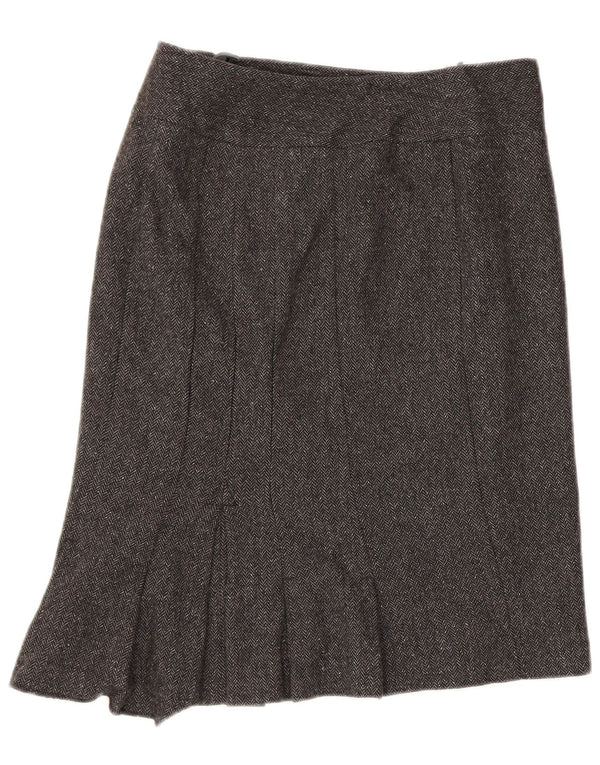 Gonna Asimmetrica Donna Benetton IT 40 Small W30 Spinata Grigia