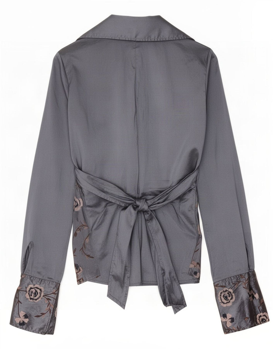 Camicetta da donna Naracamicie UK 12 Poliestere floreale grigio medio