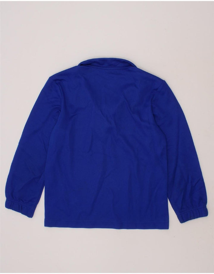 ADIDAS Boys Climalite Graphic Pullover Tracksuit Top 5-6 Years Blue Vintage Adidas and Second-Hand Adidas from Messina Hembry 