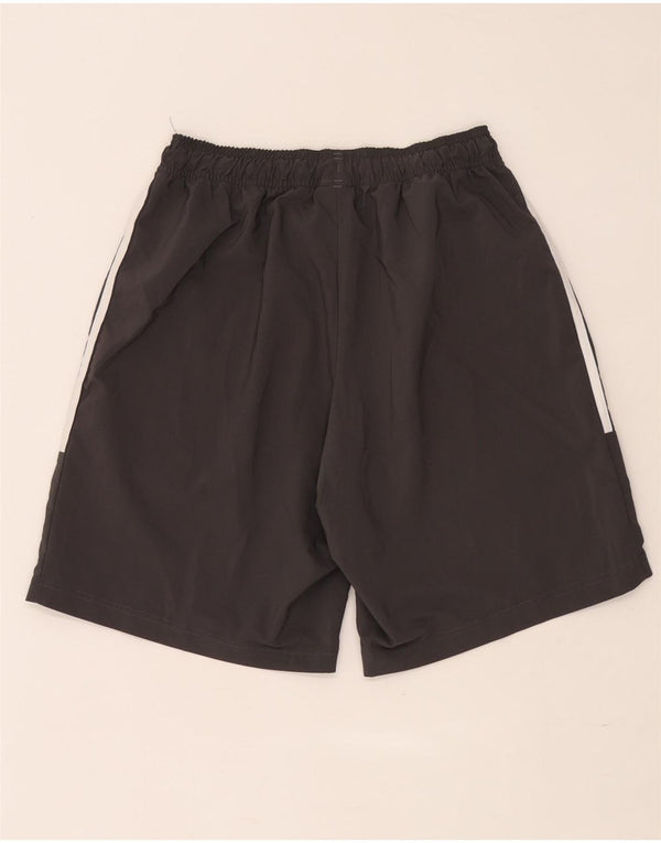 Pantaloncini sportivi da uomo Adidas medi neri in poliestere
