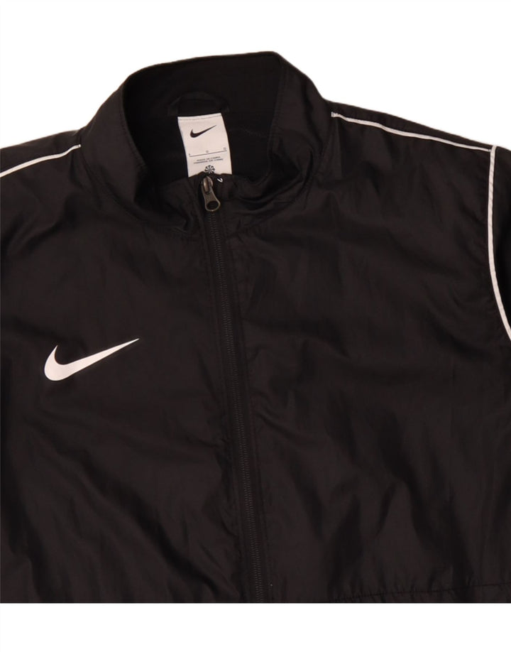 Giacca antipioggia da uomo NIKE UK 40 grande poliestere nero