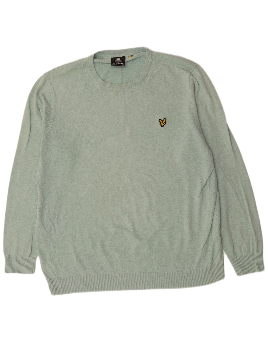Maglione maglione girocollo da uomo LYLE & SCOTT 2XL cotone verde