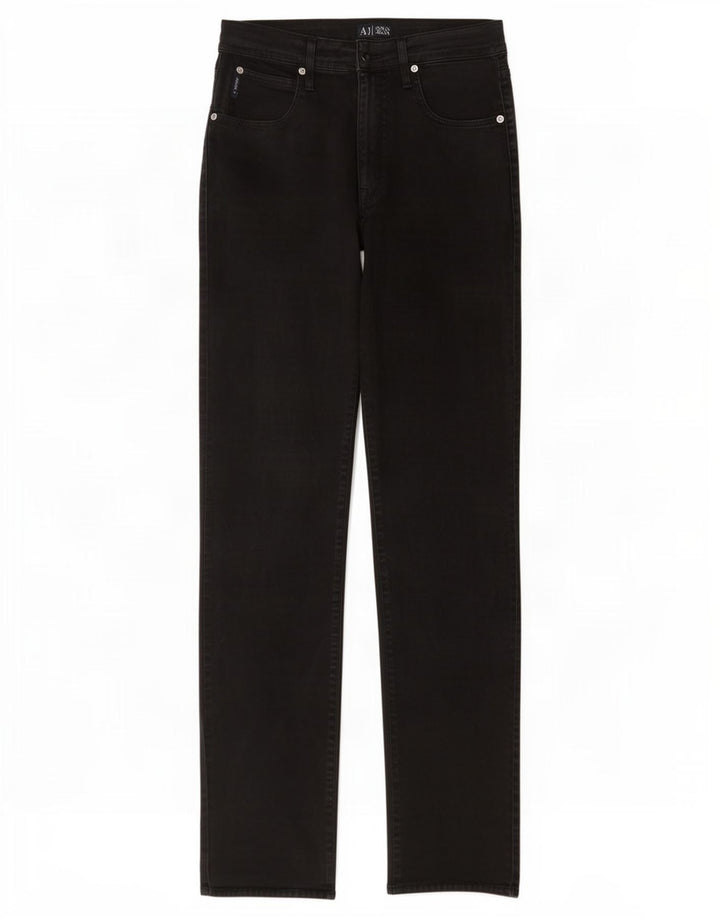 Jeans slim da donna Armani W31 L32 cotone nero