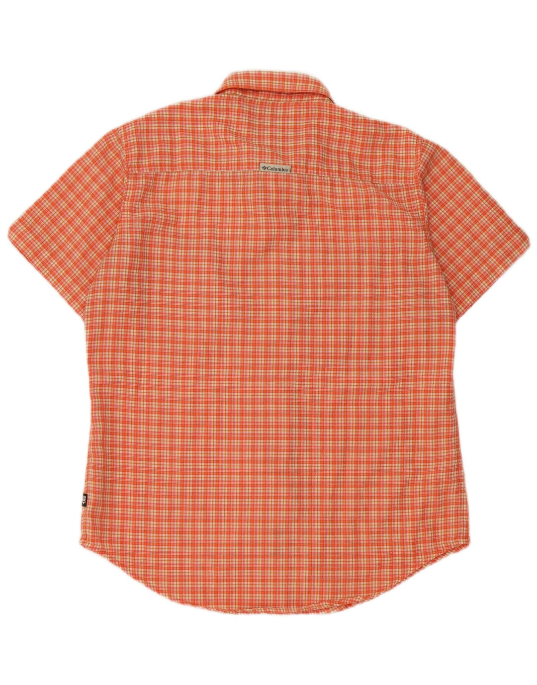 Camicia a maniche corte da uomo Columbia Small arancione in poliestere