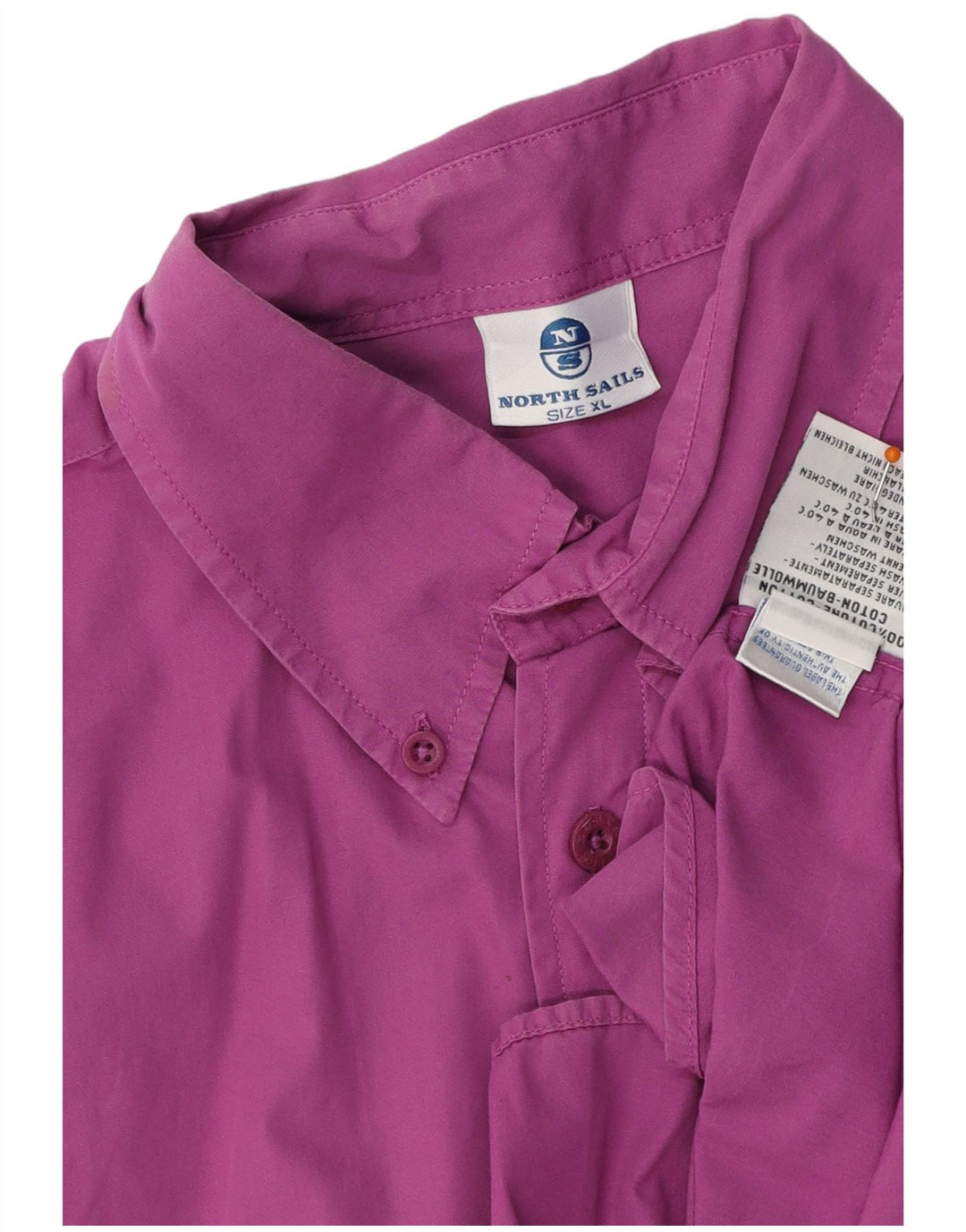 Camicia da uomo NORTH SAILS XL in cotone viola