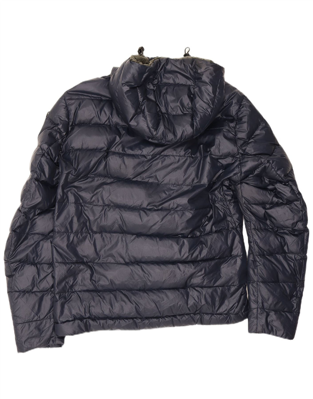 Giacca imbottita con cappuccio Blauer da uomo UK 40 Large blu navy in poliammide