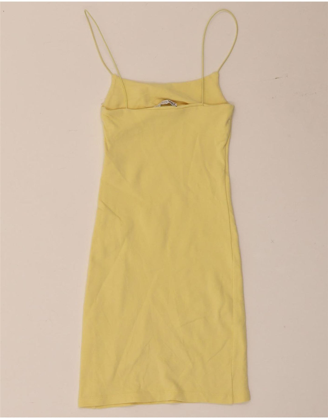 Abito sottoveste Zara da donna UK 8 piccolo giallo