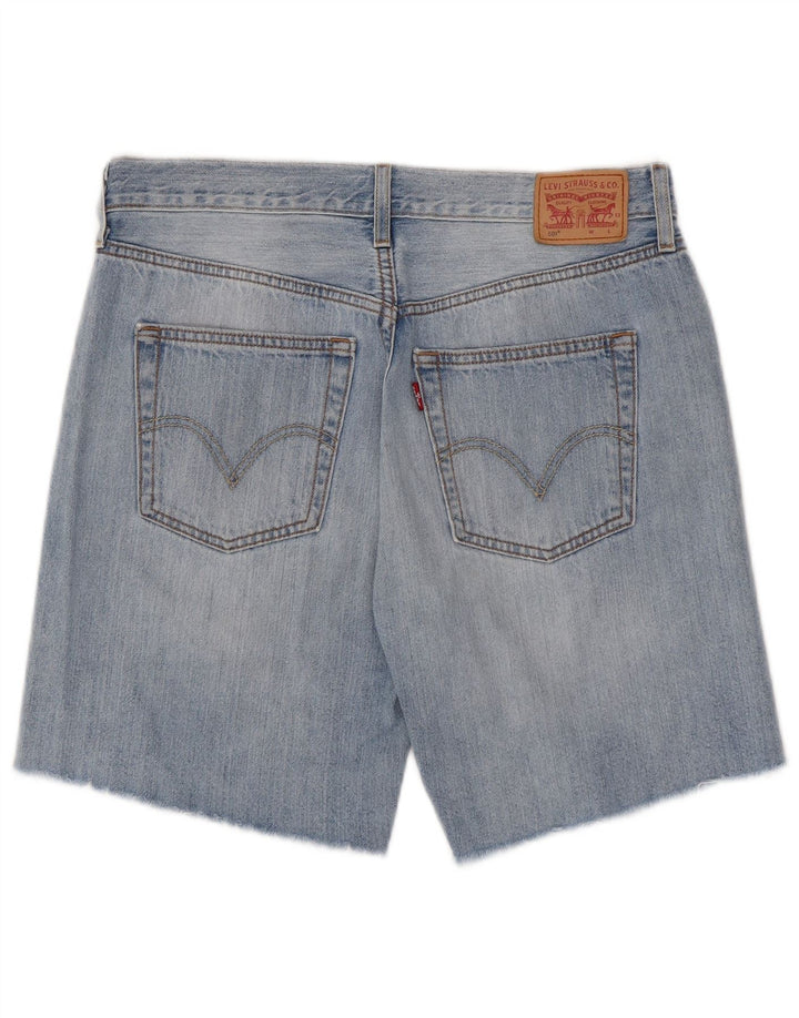 Pantaloncini di jeans Levi's 501 da uomo W30 in cotone blu medio