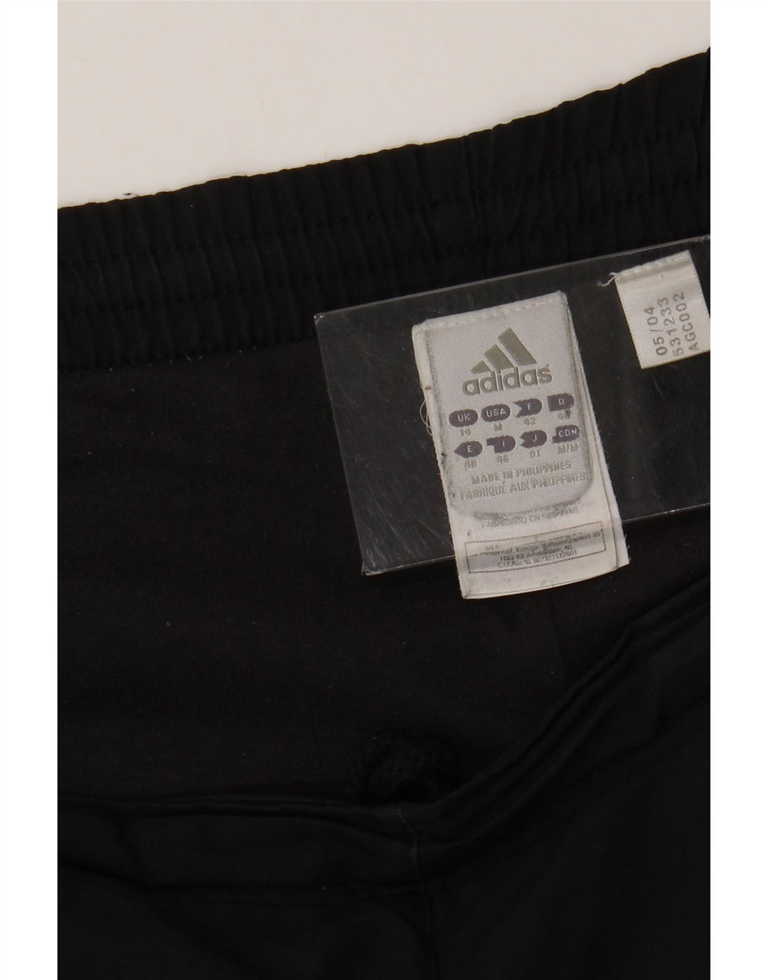 Pantaloni da tuta da donna Adidas UK 14 Medium Nero Poliestere