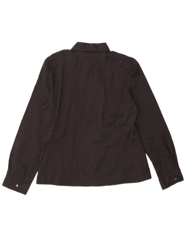 Camicia da donna Lacoste taglia 44 grande cotone nero