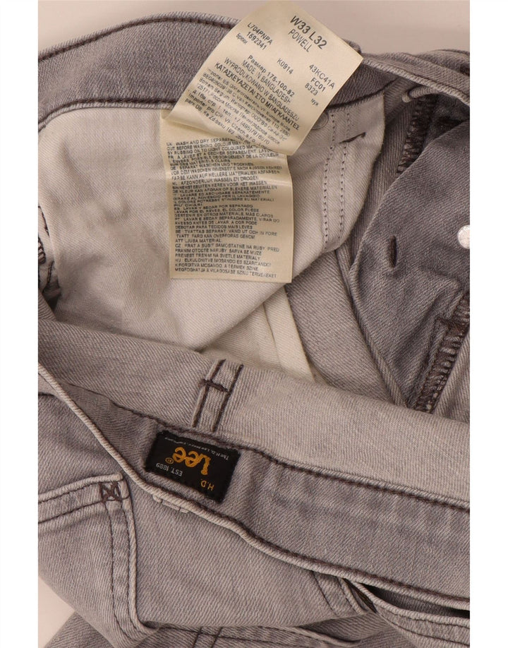 Jeans LEE Powell Slim da uomo W33 L32 in cotone grigio
