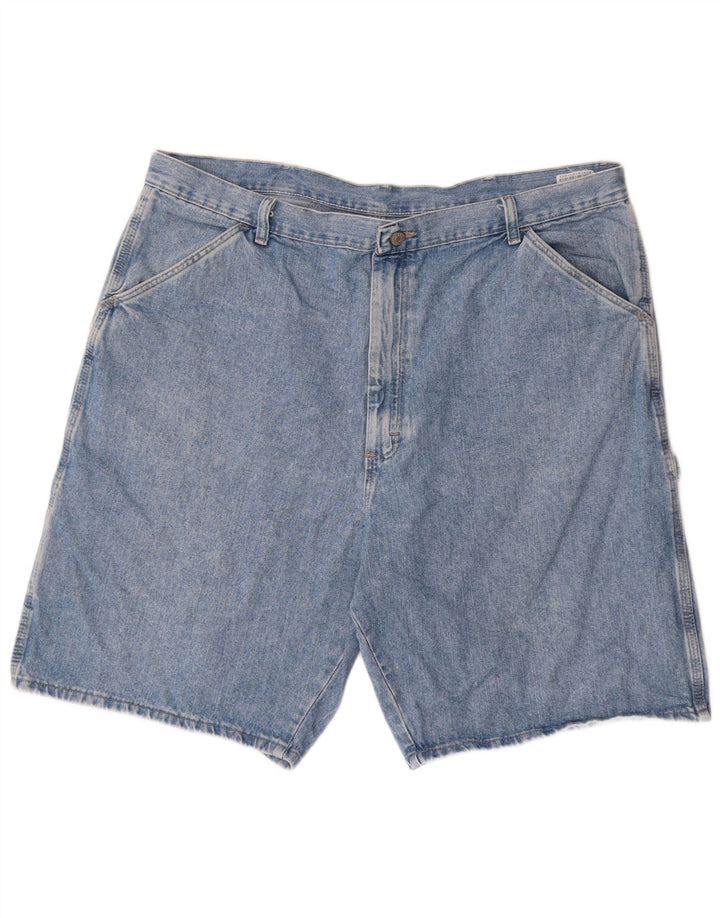 Pantaloncini di jeans cargo da uomo WRANGLER W40 XL cotone blu