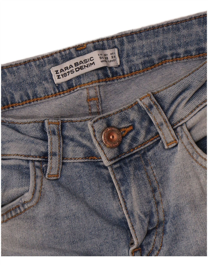 Zara Womens Slim Jeans EU 34 2XS W24 L26 Blue