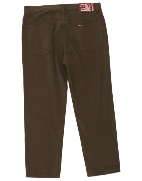 Pantaloni casual dritti da uomo Carrera 700 IT 50 Large W34 L27 cotone kaki