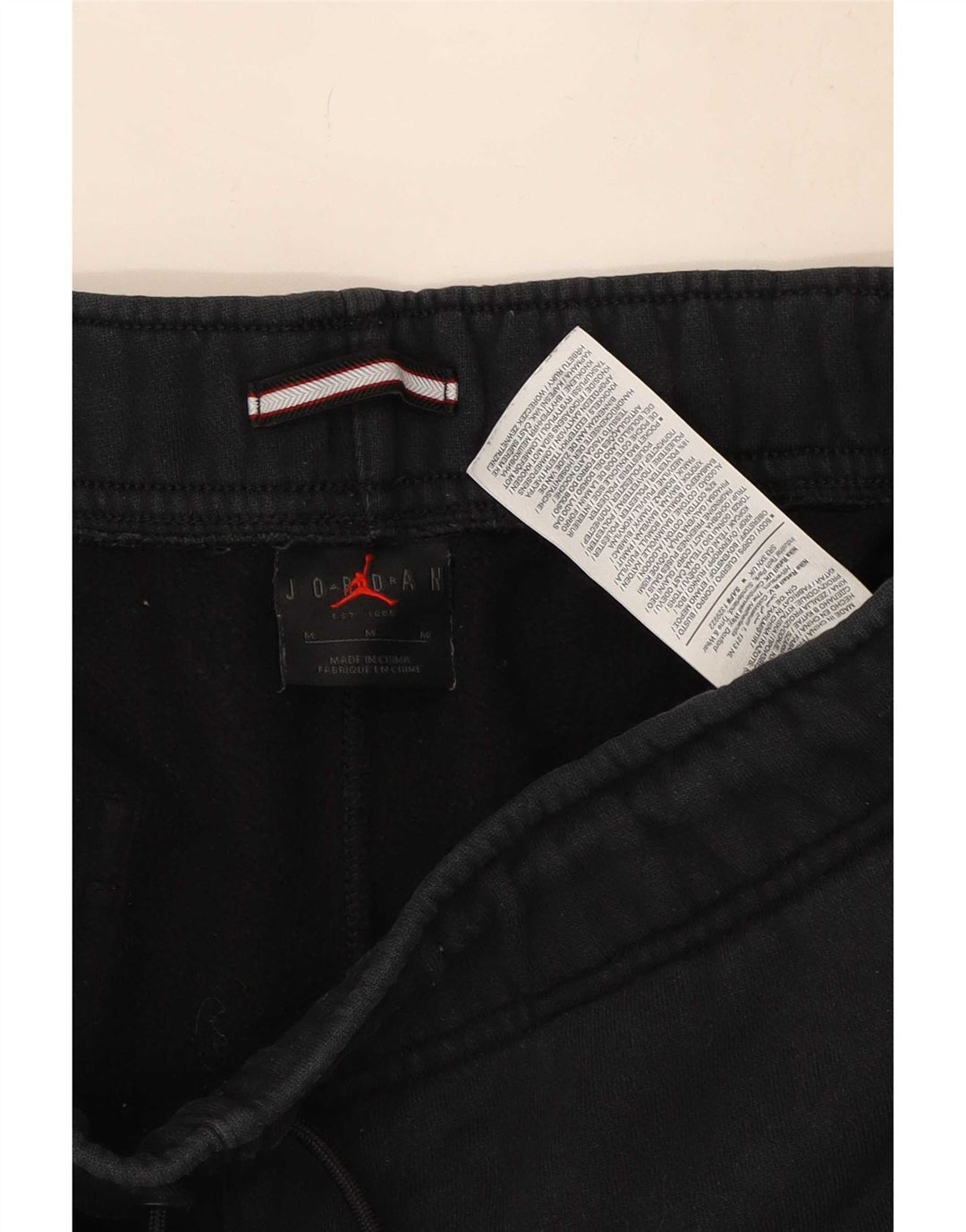 Pantaloncini sportivi Jordan da uomo, cotone medio nero