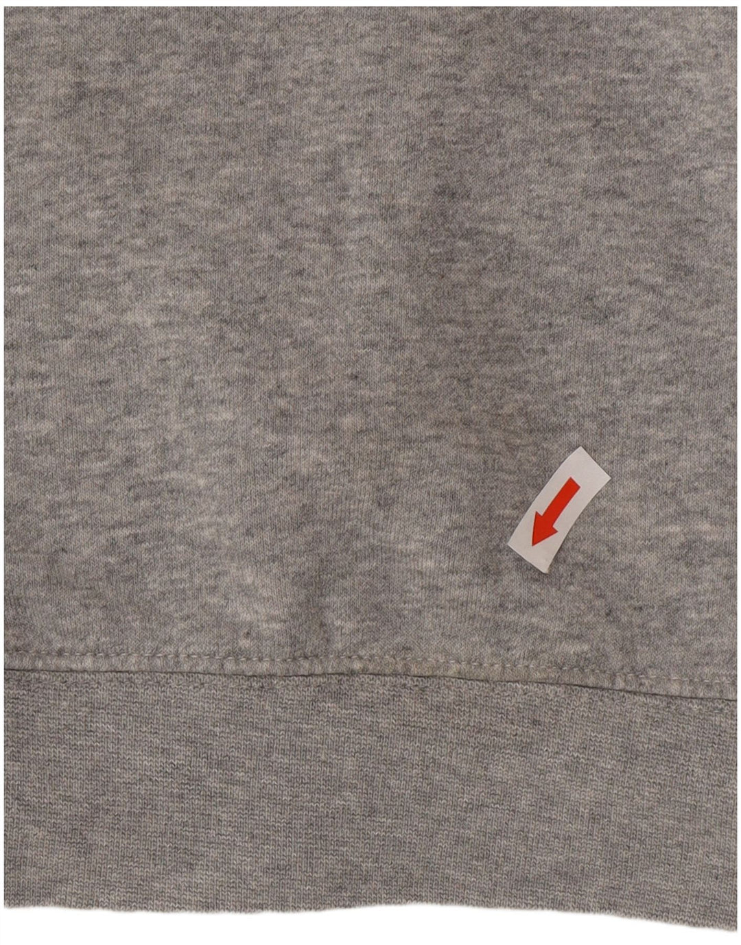 Felpa con cappuccio oversize con grafica Nike da donna UK 14 Cotone grigio medio