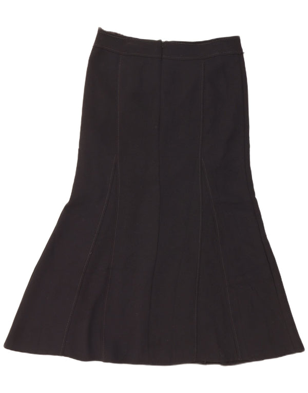 Marks & Spencer Womens High Waist A-Line Skirt UK 14 Large W32 Black