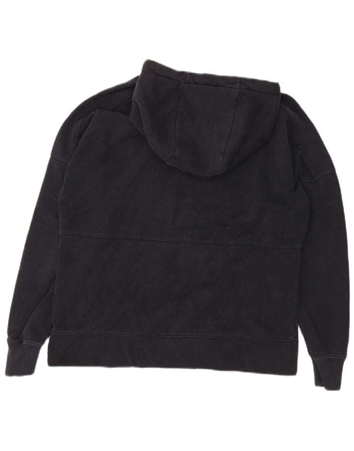 Felpa con cappuccio grafica Nike da uomo in cotone nero medio