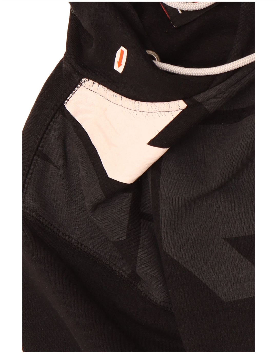 Felpa con cappuccio grafica da uomo Sneaker Freak piccola nera