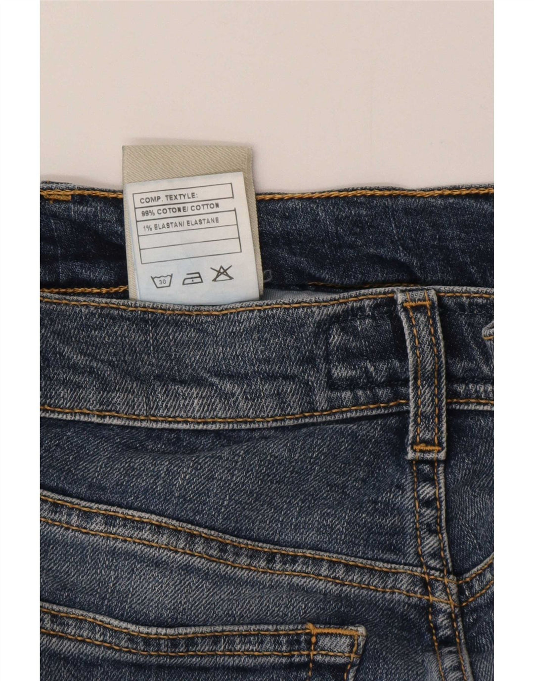 Jeans dritti da uomo Roy Rogers W34 L32 cotone blu