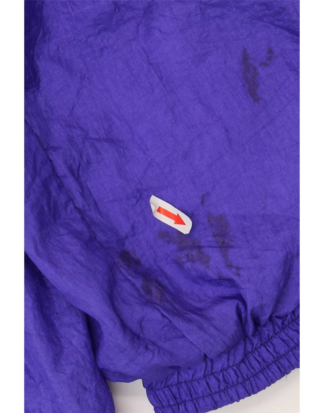 Pantaloni da tuta da uomo vintage da jogging in nylon viola medio