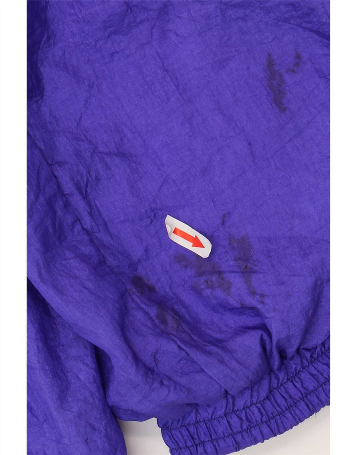 Pantaloni da tuta da uomo vintage da jogging in nylon viola medio