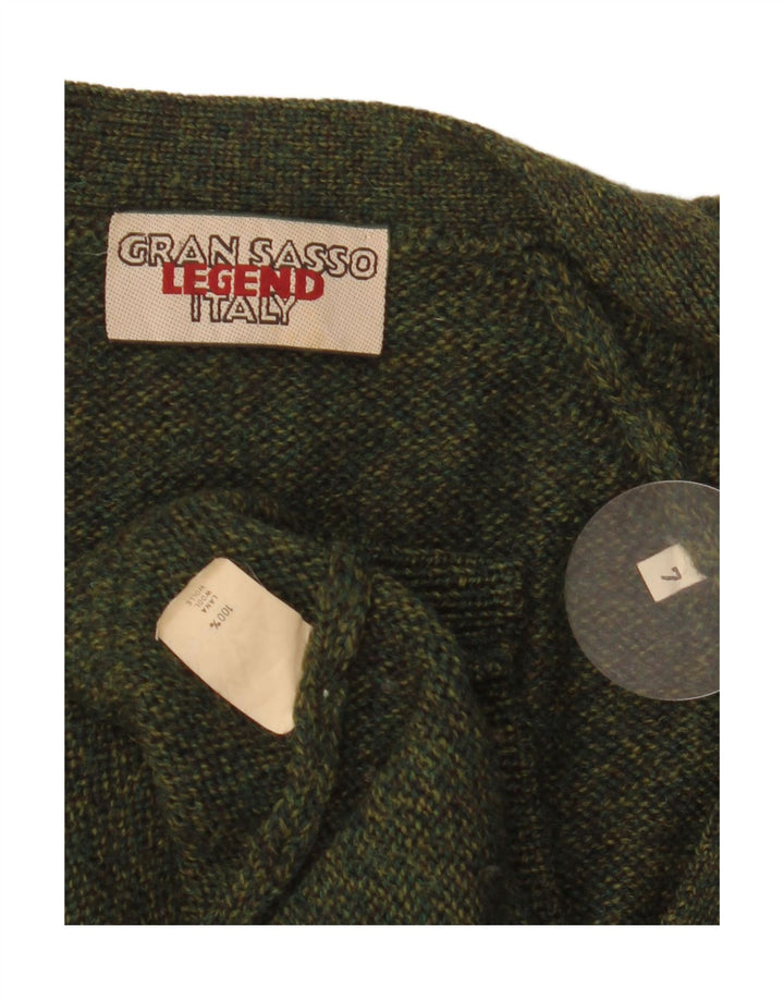Maglione cardigan da uomo Gran Sasso XL in lana kaki