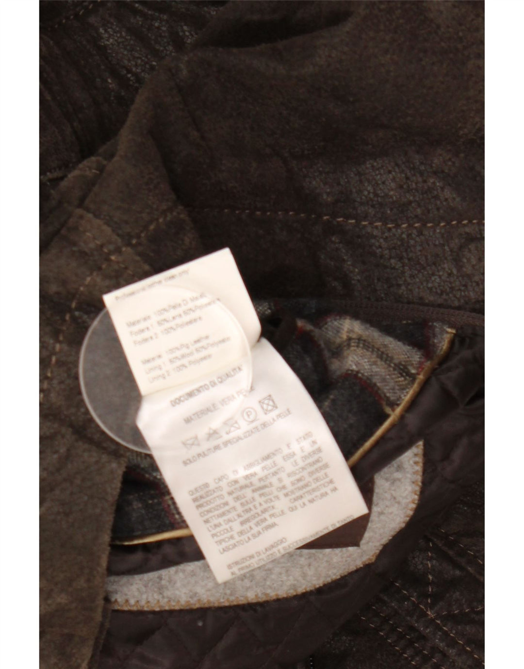 Giacca in pelle da uomo Blackthorn IT 48 Pelle marrone medio