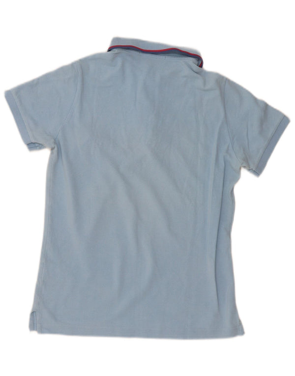 Polo da uomo slim fit Fred Perry piccola in cotone blu