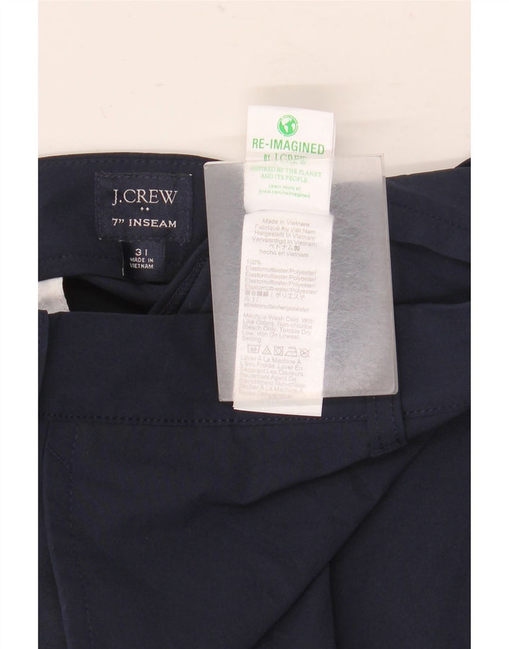Pantaloncini chino da uomo J. Crew W31 poliestere blu navy medio