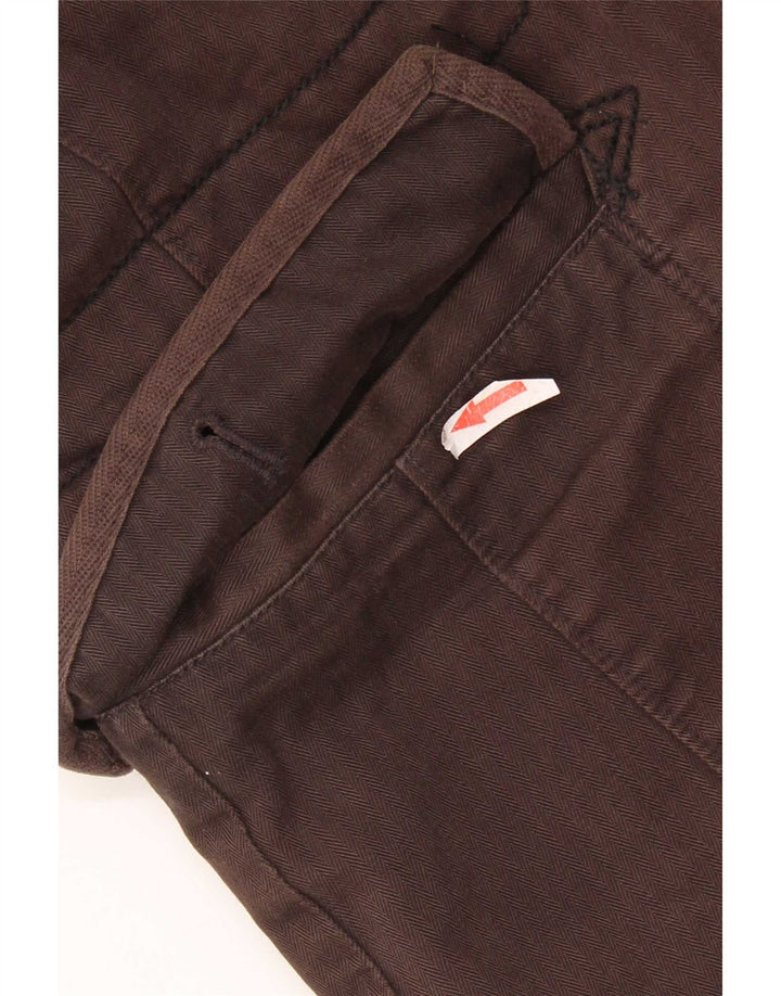 Giacca a vento da donna Levi's UK 10 piccola spina di pesce marrone