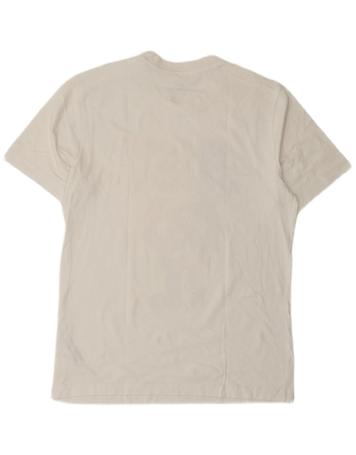 T-shirt grafica da uomo NIKE Top in cotone bianco medio