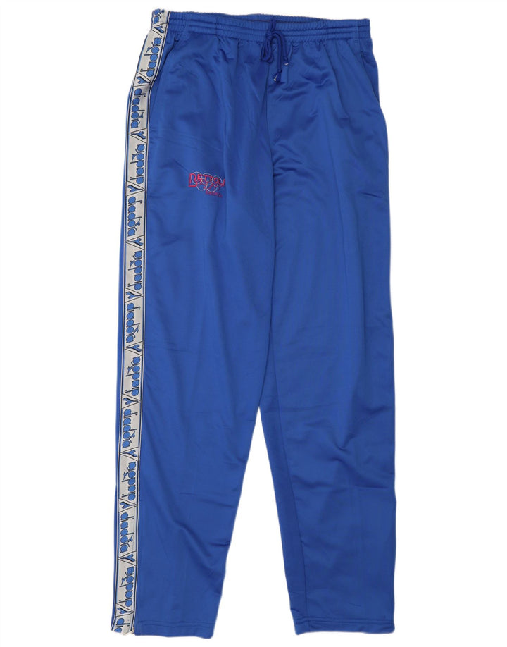 DIADORA Pantaloni da tuta con grafica da uomo 3XL Blu Poliestere Colourblock