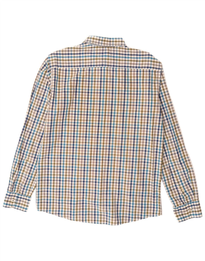 TOMMY HILFIGER Mens Vintage Fit Shirt Medium Multicoloured Check Cotton