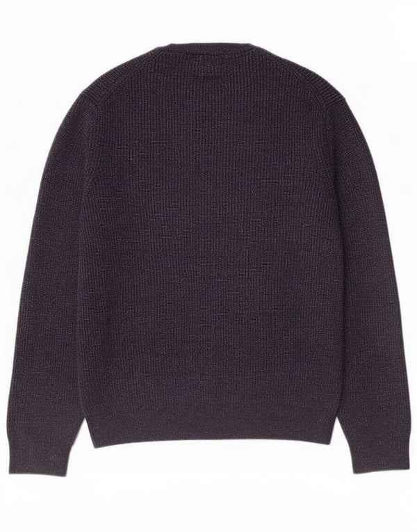 Maglione maglione girocollo da uomo Marks & Spencer XL blu navy screziato