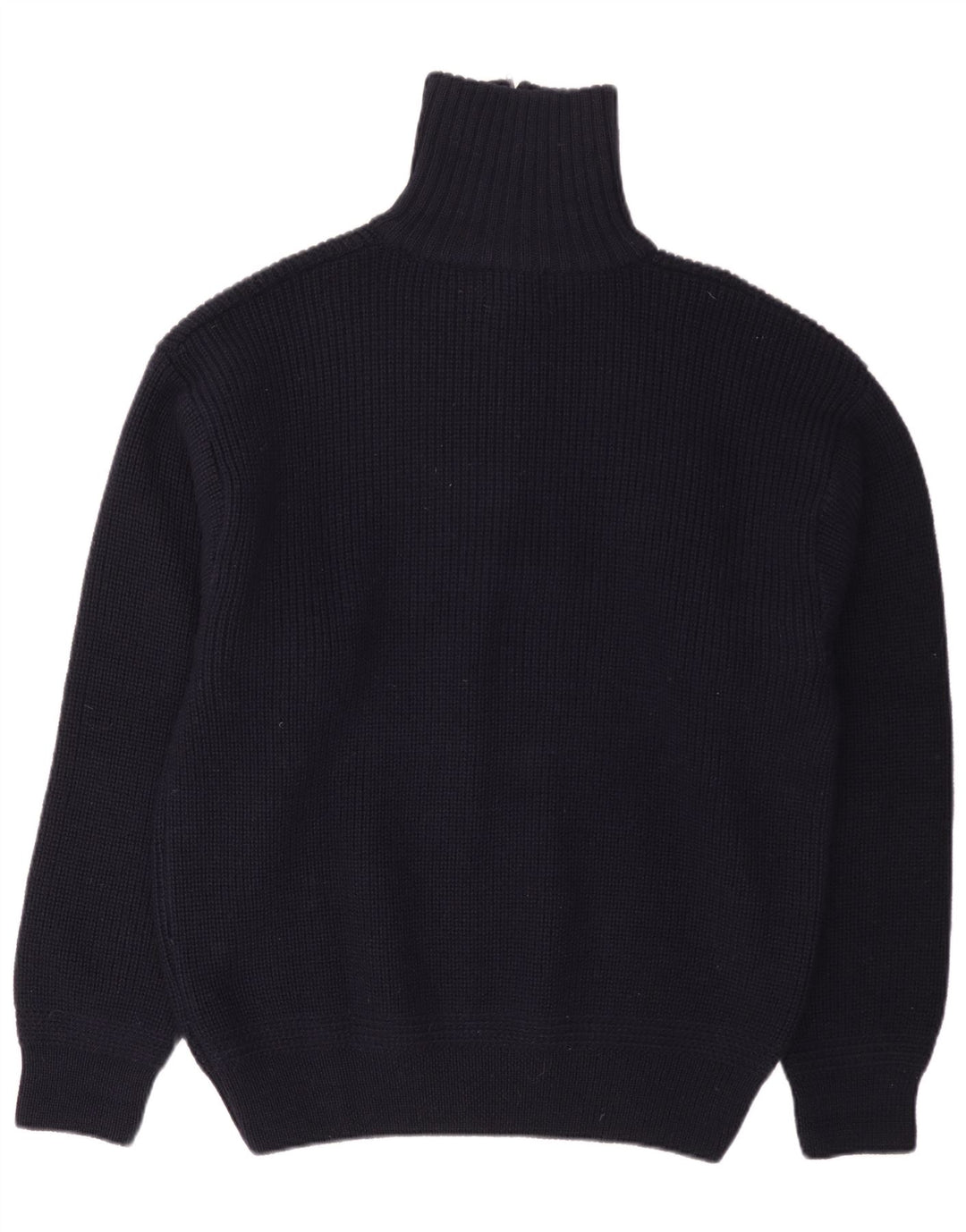 Maglione maglione con zip da uomo Rhode Island 2XL lana blu navy